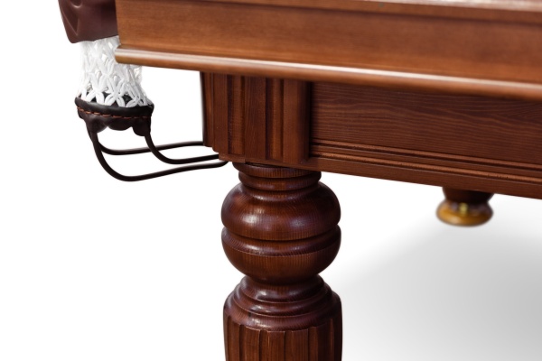 Бильярдный стол для русской пирамиды "Устюг" (12 футов, сланец 25мм, борт ясень)