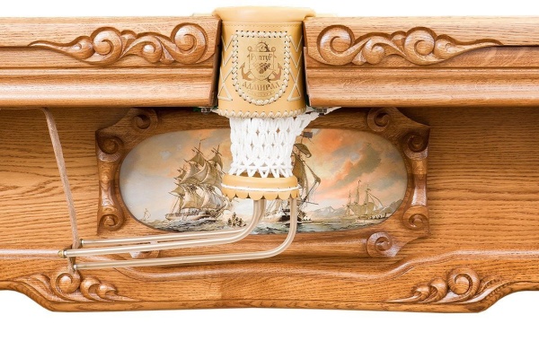 Бильярдный стол для снукера "Адмирал" (12 футов, дуб, сланец 45мм)